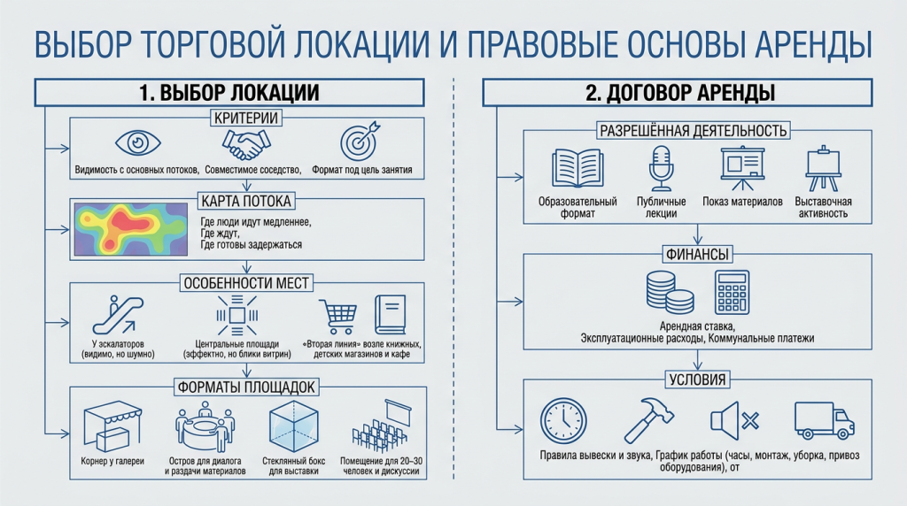 Выбор торговой локации и правовые основы аренды
